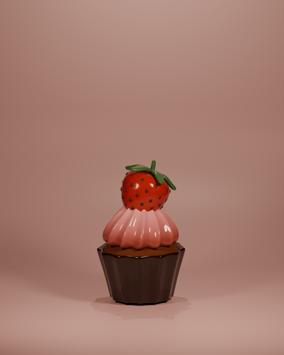 Strawberry cupcake